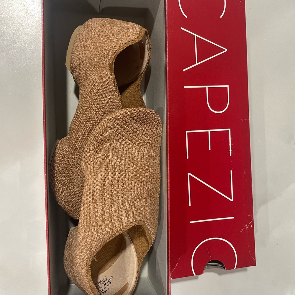 Capezio knit dance shoe